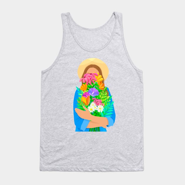 bouquet flowers Tank Top by Yael Hofri